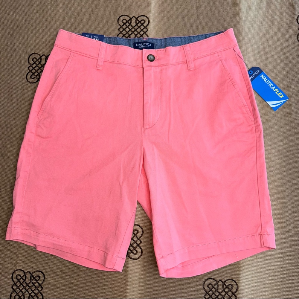 NAUTICA NWT! Men'S 8.5" Clipper Classic Fit Flex Short Size 30 - Picture 2 of 13